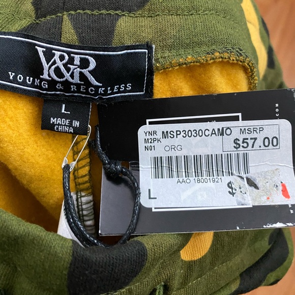Y&R Large camo and retro sweatpants - Picture 2 of 4